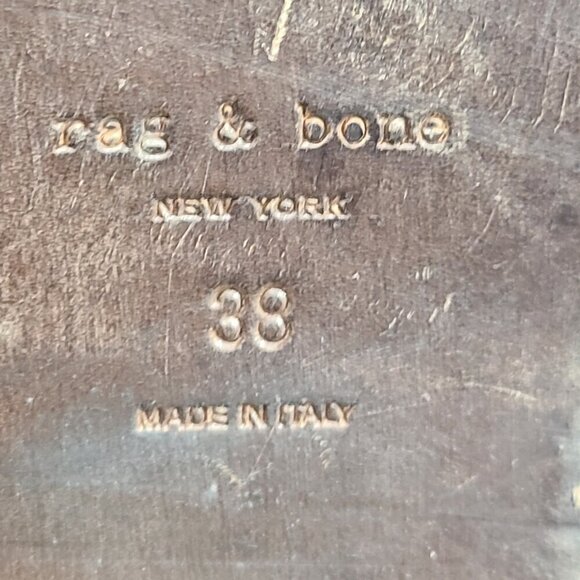 Rag & Bone Wesley Booties Asphlt Grey Suede EUR 8 US 7 - Picture 11 of 14